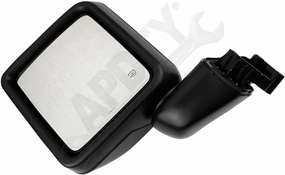 APDTY 173370 Left Power Heated Manual Fold Mirror W/O Blind Spot & Turn Signal
