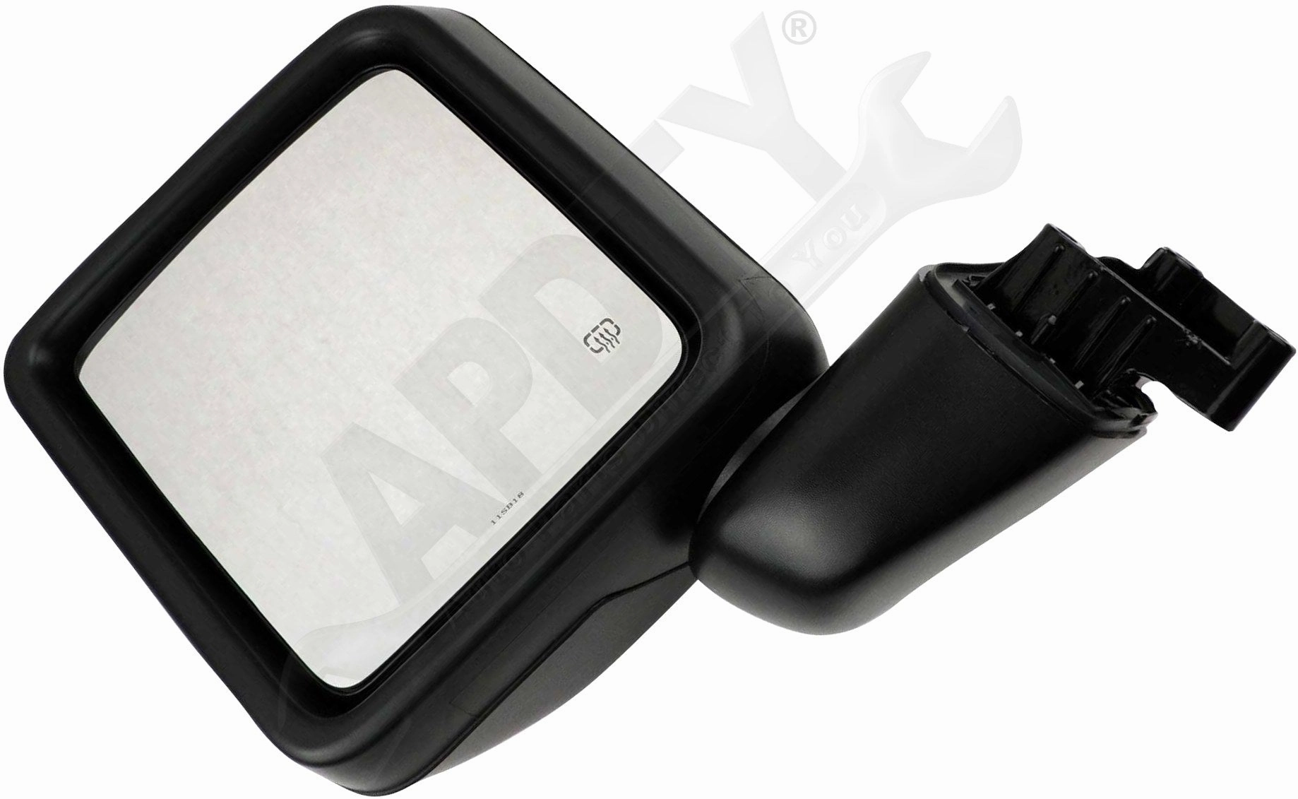 APDTY 173370 Left Power Heated Manual Fold Mirror W/O Blind Spot & Turn Signal