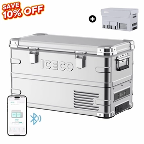 APL35 Ultra-light Dual Zone Aluminum Freezer with Cover | ICECO
