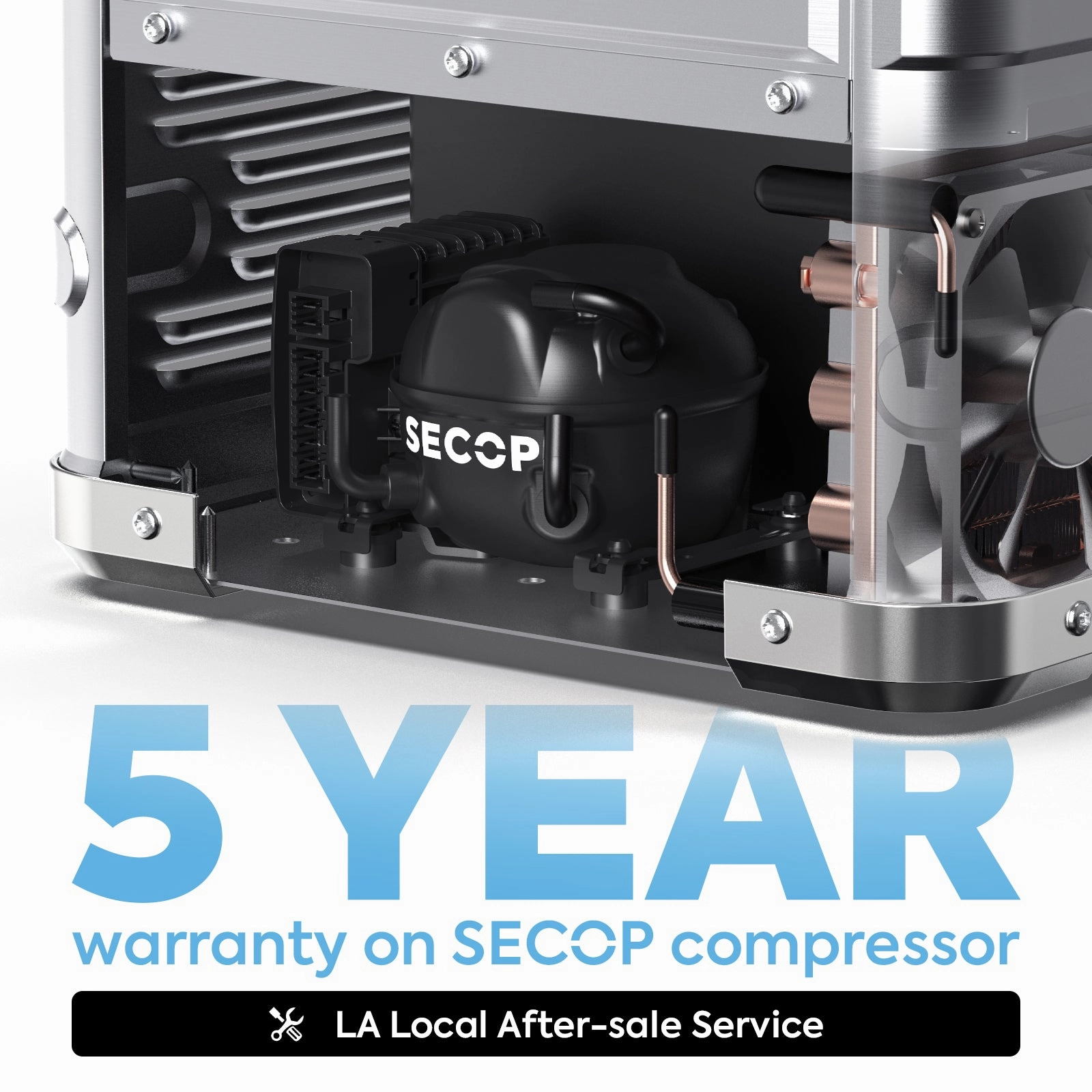 APL35 Ultra-light Dual Zone Aluminum Freezer with Cover | ICECO