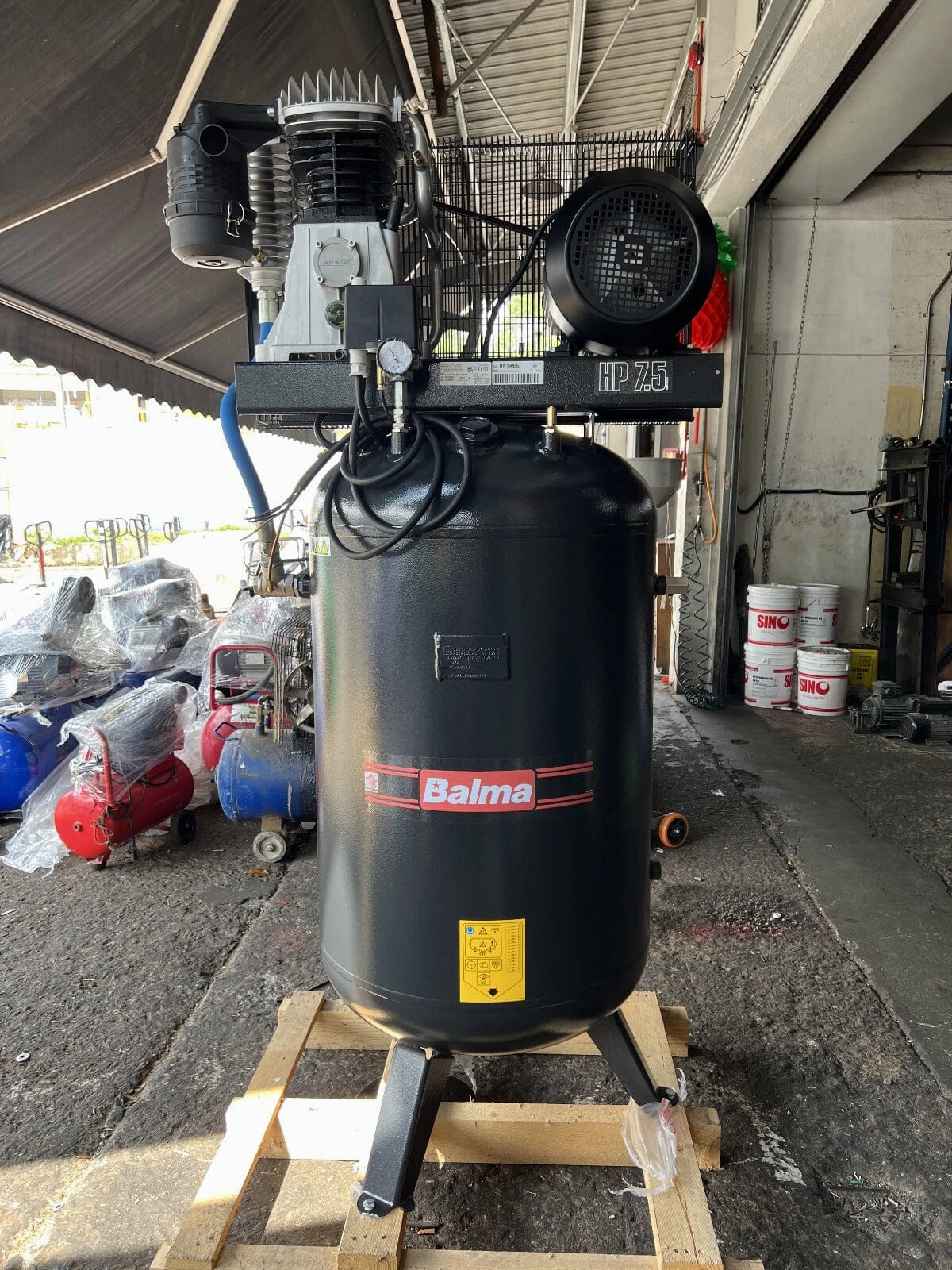 Balma 7.5Hp 270L 415V Vertical Air Compressor | Model : B60/270 VT7.5