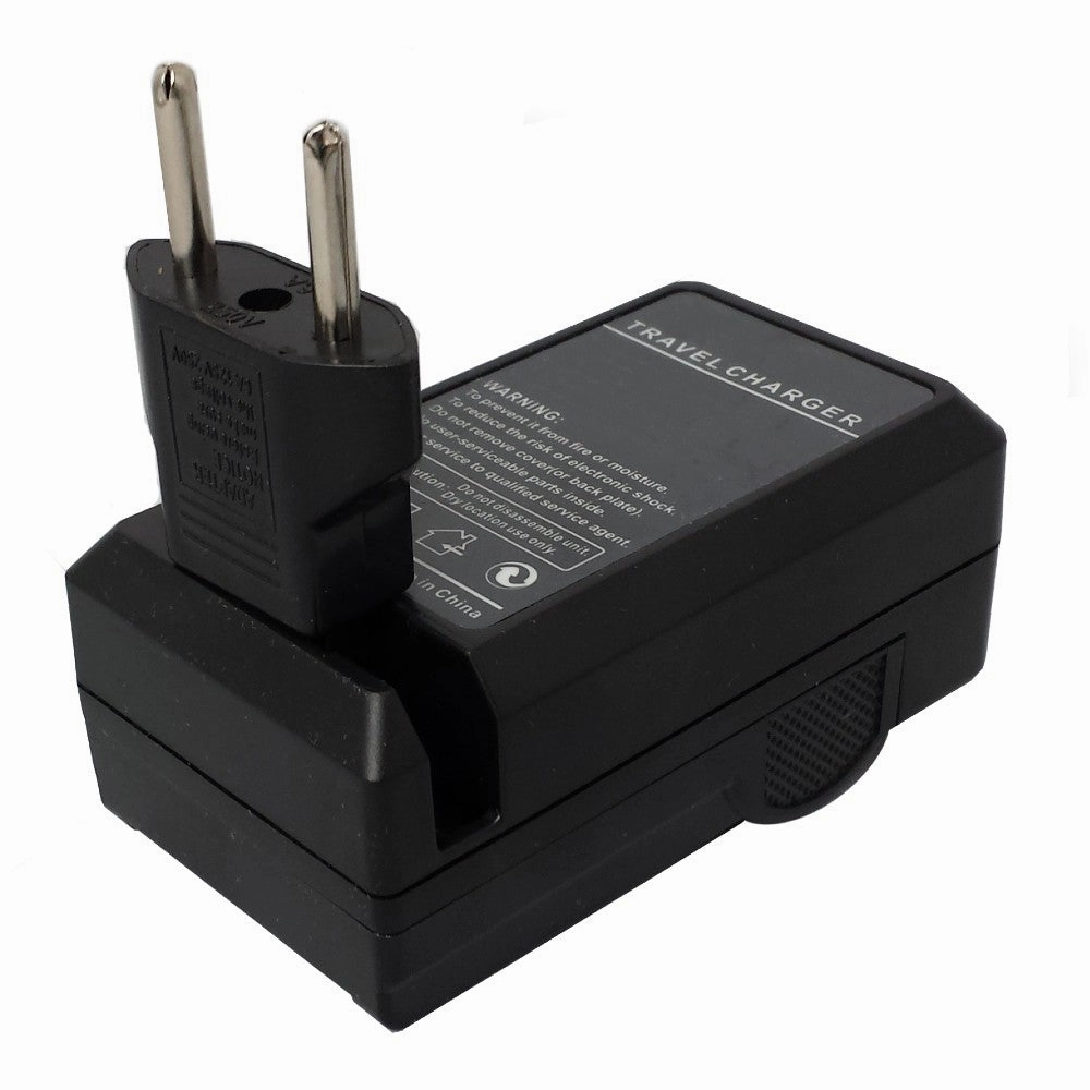 Batteries N Accessories BNA-WB-110 Digital Camera Battery Charger - Replacement for Sony BCTRX Charger, Compatible with Sony NP-FR1, NP-BD1, NP-FD1 Battery - 110/220V Fold-in Plug with Car & EU adapters