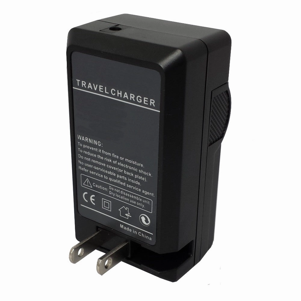 Batteries N Accessories BNA-WB-110 Digital Camera Battery Charger - Replacement for Sony BCTRX Charger, Compatible with Sony NP-FR1, NP-BD1, NP-FD1 Battery - 110/220V Fold-in Plug with Car & EU adapters