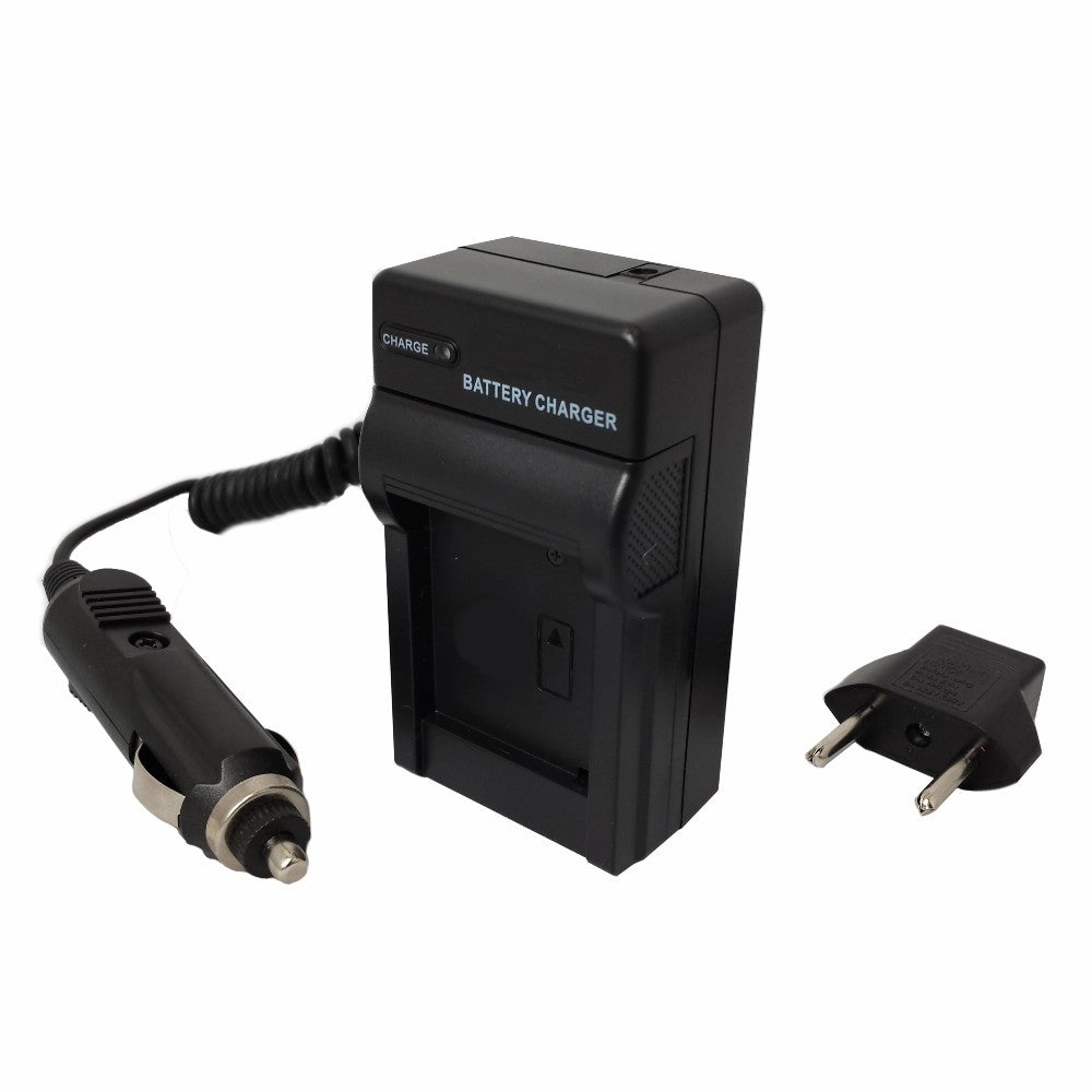 Batteries N Accessories BNA-WB-1512 Digital Camera Battery Charger - Replacement for Samsung SBC-07A Charger, Compatible with Samsung SLB-07A Battery - 110/220V Fold-in Plug with Car & EU adapters