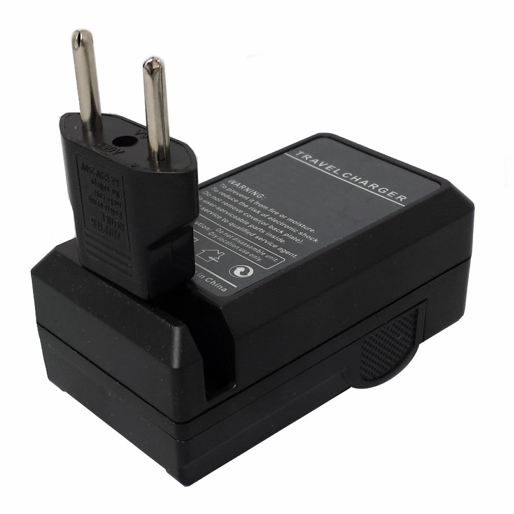 Batteries N Accessories BNA-WB-1538 Digital Camera Battery Charger - Replacement for Power 2000 Charger, Compatible with Panasonic DMW-BLD10E Battery - 110/220V Fold-in Plug with Car & EU adapters