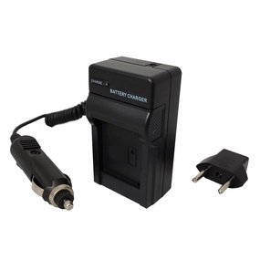 Batteries N Accessories BNA-WB-159 Digital Camera Battery Charger - Replacement for Kodak Charger, Compatible with Kodak KLIC-7002 Battery - 110/220V Fold-in Plug with Car & EU adapters