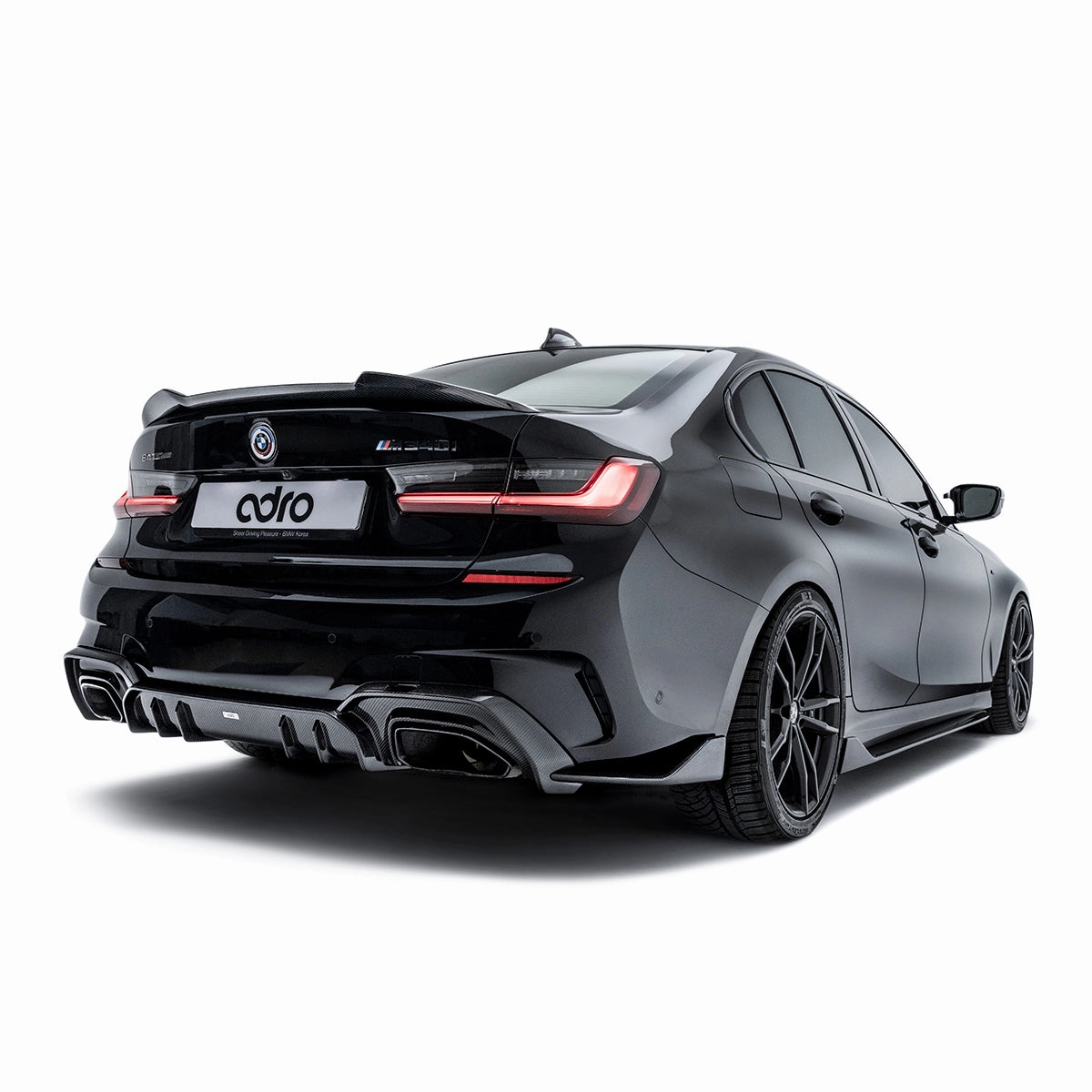 BMW G20 3 Series Carbon Fiber Side Skirts 2019 