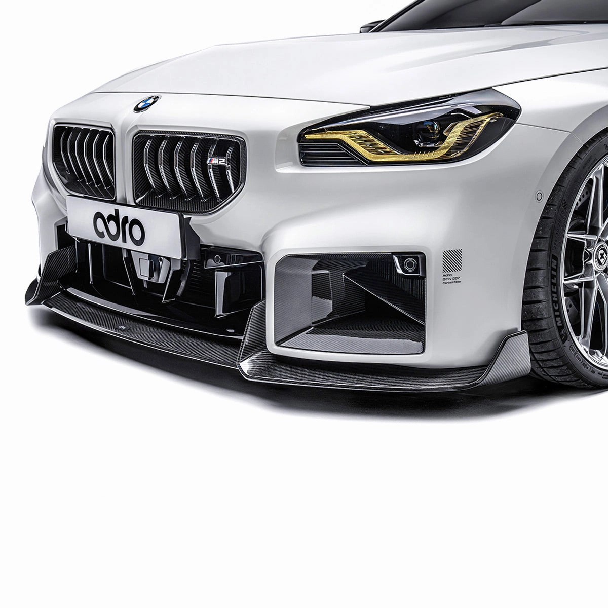 BMW G87 M2 Dry Carbon Fiber Front Grille 2023 