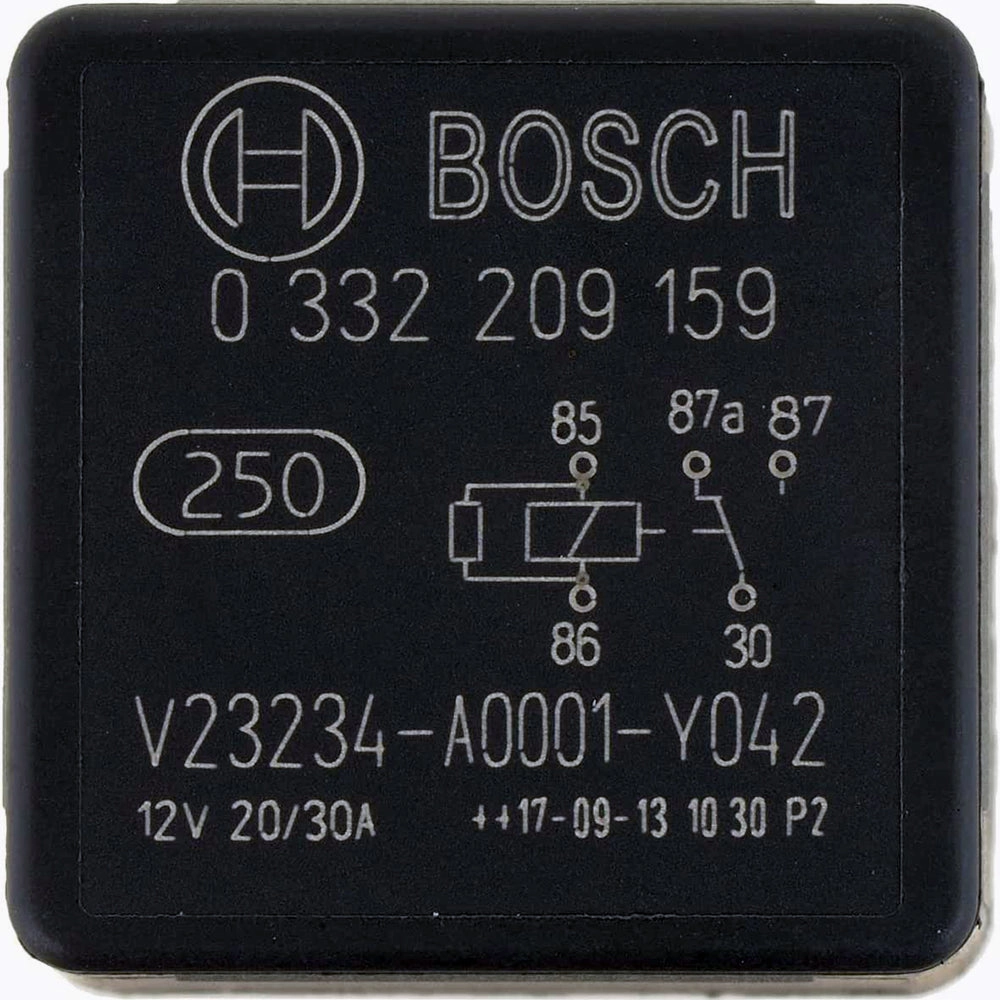 Bosch 0332209159 Changeover Mini Relays - 5 Pins, 12 V, 20/30 A (Superseded to 0986332053 relay)