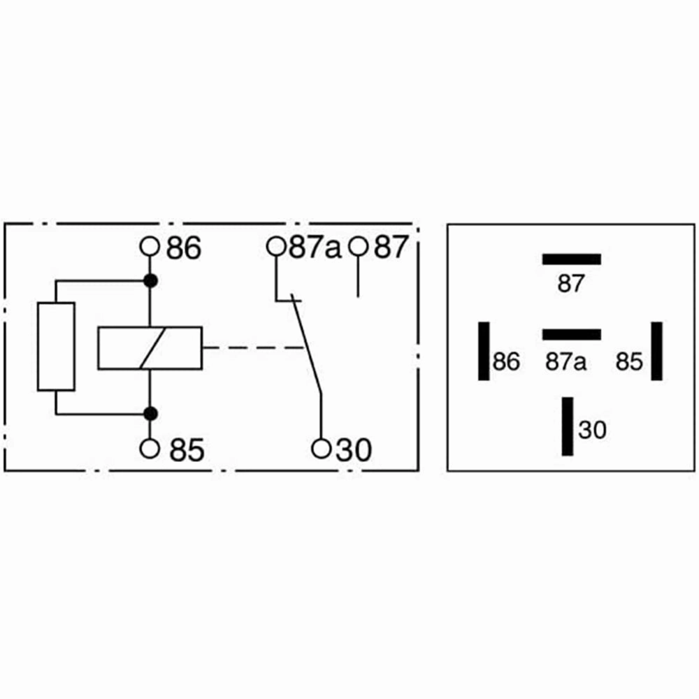 Bosch 0332209159 Changeover Mini Relays - 5 Pins, 12 V, 20/30 A (Superseded to 0986332053 relay)