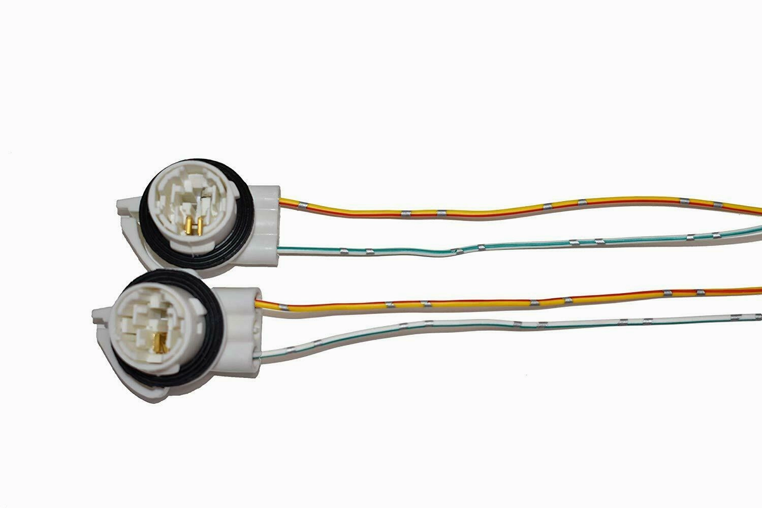 Daytime Running Lights and Turn Signal Socket for 4157 3157 4114 GM Bulbs 2 Qty 2 Wire for LS94