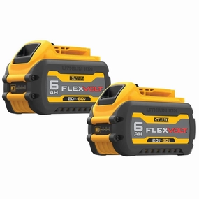DEWALT DCB606-2-20V MAX* Batteries, Premium, 6.0-Ah, 2-Pack