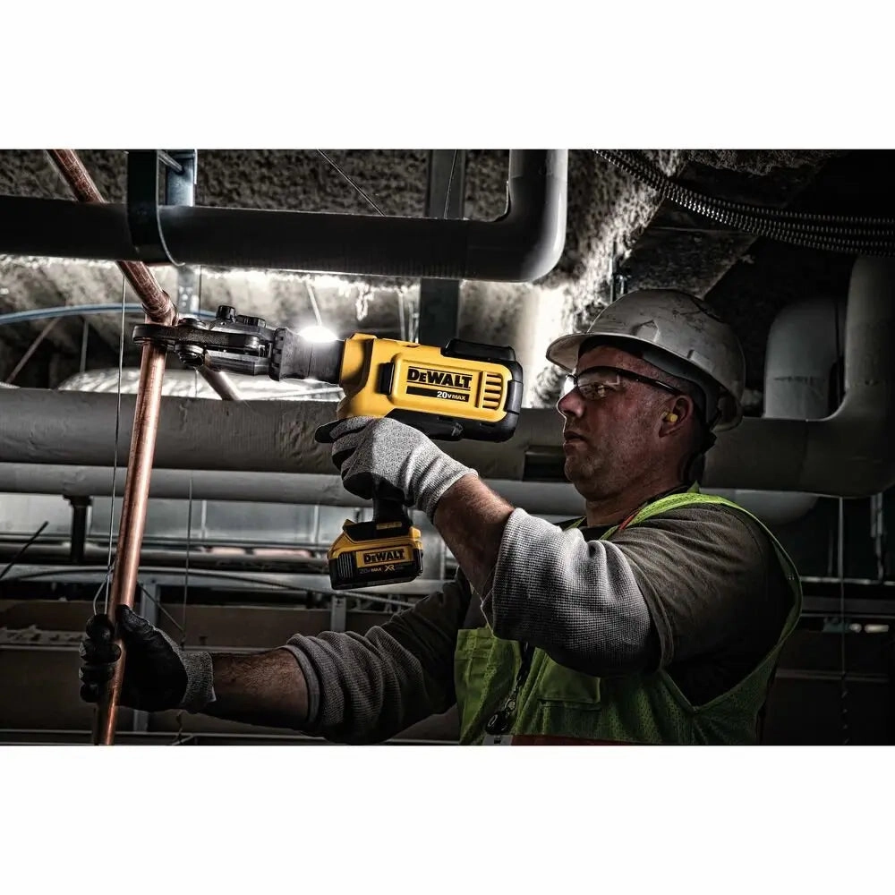 DEWALT DCE200M2K-20V MAX* Plumbing Pipe Press Tool Kit with Crimping Heads