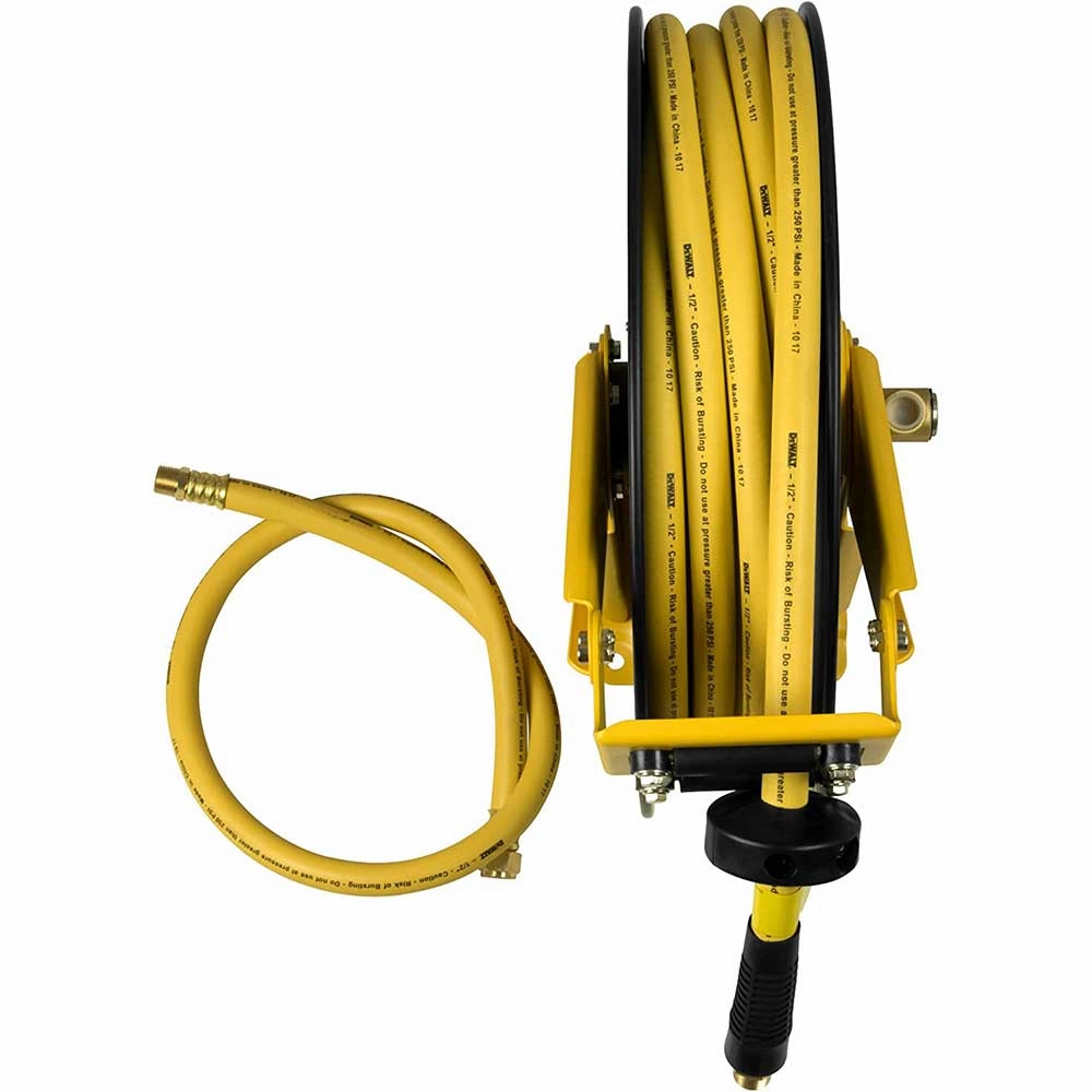 DeWALT DXCM024-0344 1/2" x 50' Double Arm Auto Retracting Air Hose Reel