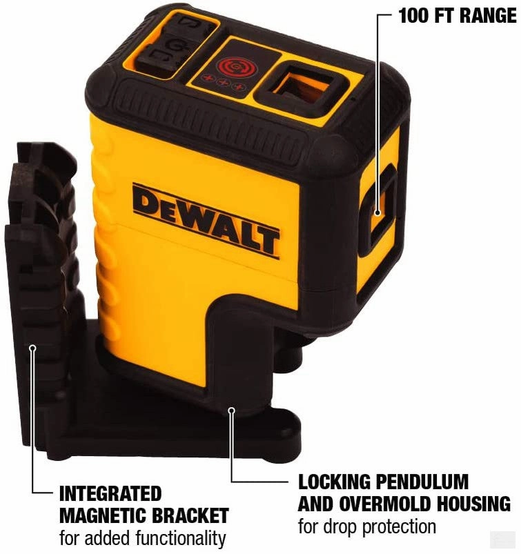 DEWALT Red 3 Spot Laser Level [DW08302]