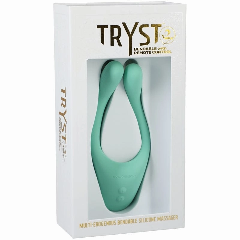 Doc Johnson Tryst V2 Bendable Multi Erogenous Zone Massager with Remote