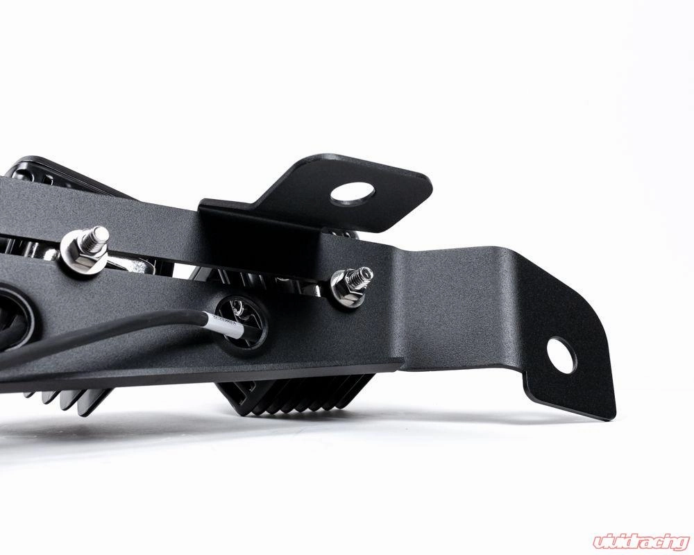 Ford Bronco Front Bumper Light Bracket with 6 Rigid Radiance LED Light Pods VR-BRO-3000-RAD-6