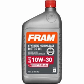 Fram 10W30 Full Synthetic High Mileage Motor Oil F943