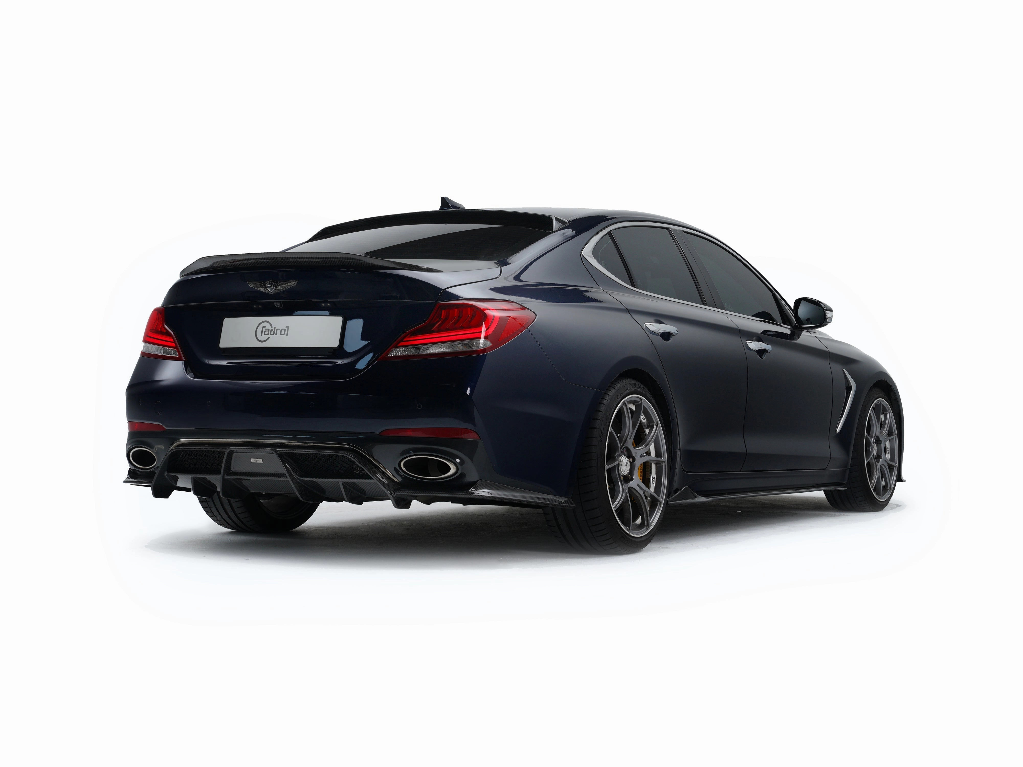 Genesis G70 Carbon Fiber Side Skirts V3 2019-2021