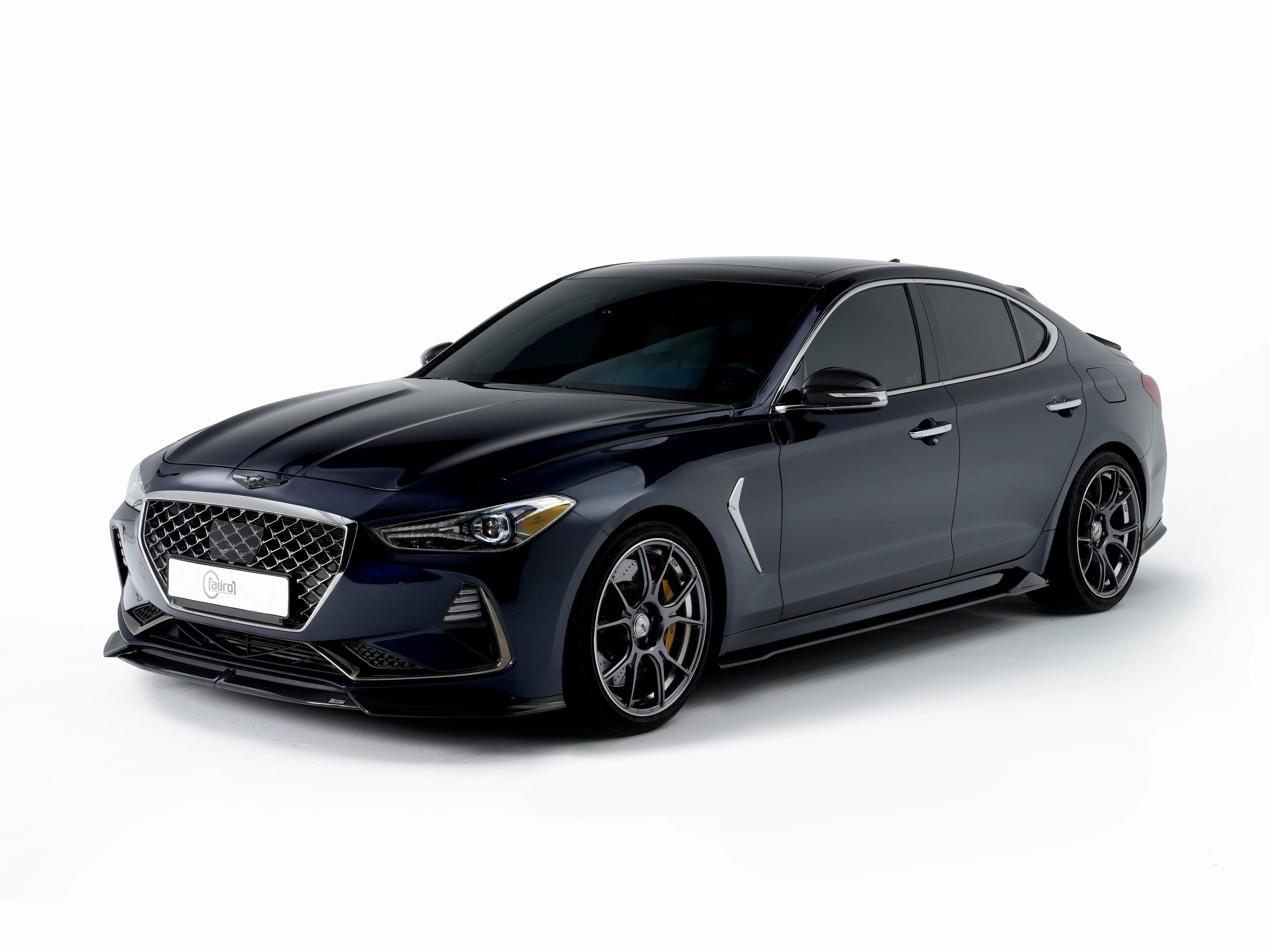 Genesis G70 Carbon Fiber Side Skirts V3 2019-2021