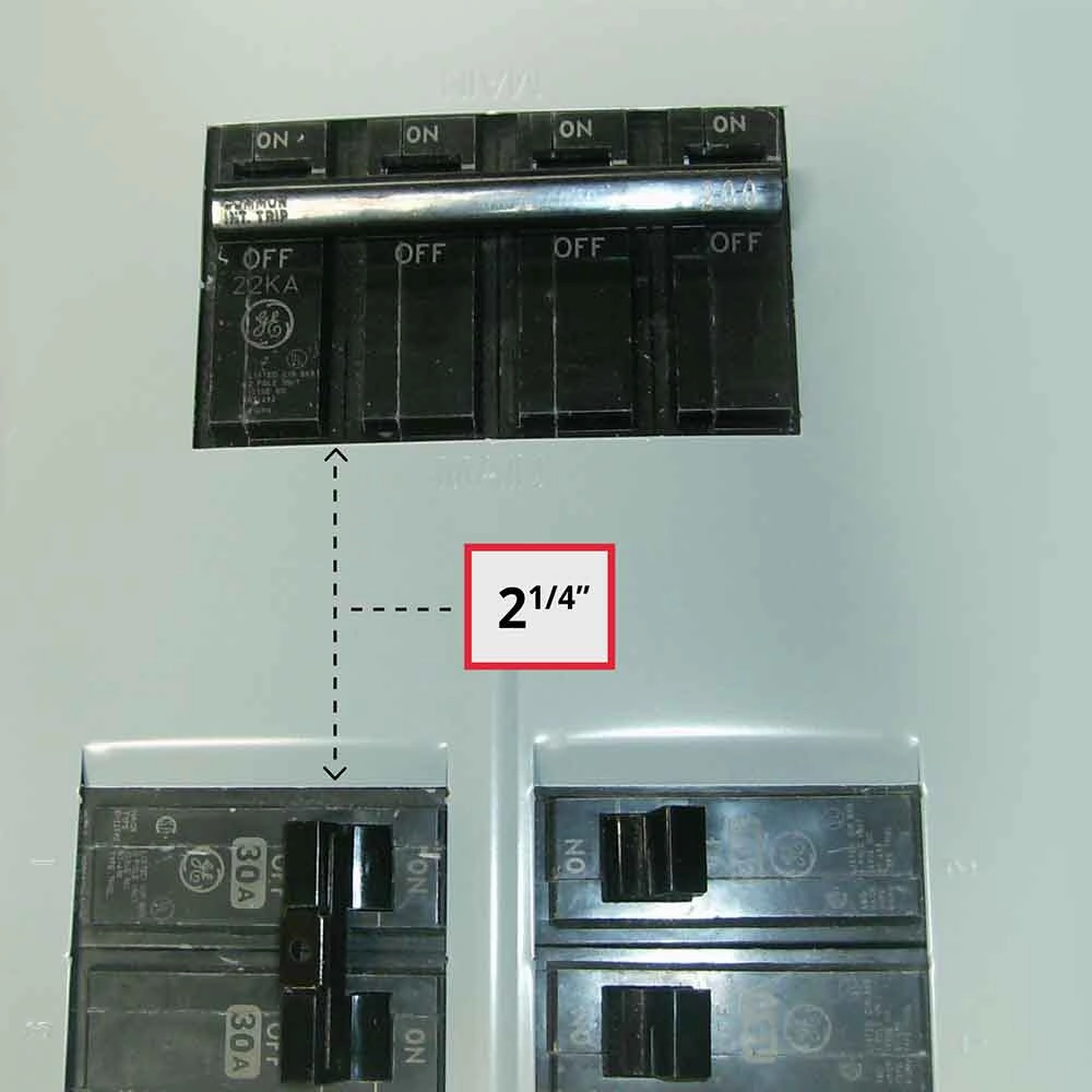 GenInterlock GE-200HDA Generator Interlock Kit Breaker Panel 150/200 Amp Newer Vertical Main