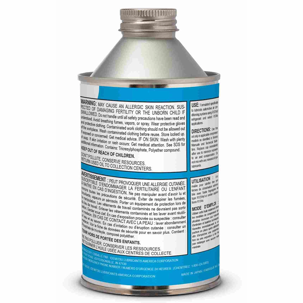 Idemitsu 32450017-70200C020 Hermetic Oil 1234yf, 8 oz