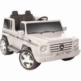 Kid Motorz Mercedes Benz G55 AMG 12V Two-Seater Ride-On - Silver