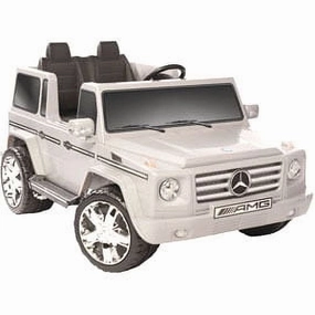 Kid Motorz Mercedes Benz G55 AMG 12V Two-Seater Ride-On - Silver