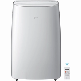 LG Electronics LP1419IVSM 14,000 BTU (10,000 BTU, DOE) Portable Air Conditioner, Wi-Fi with LCD Remote in White