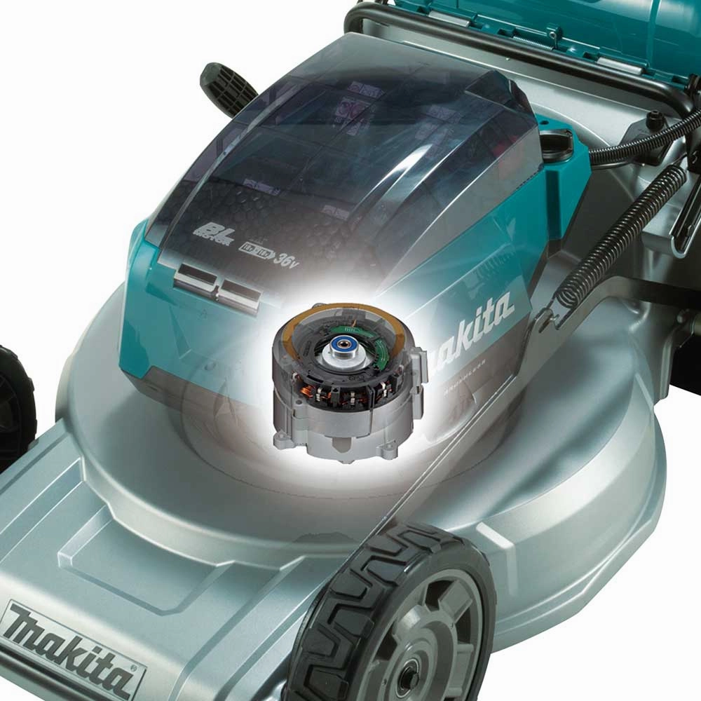 Makita XML08PT1 18V X2 36 LXT 21" Self Propelled Lawn Mower w/ 4 Batteries