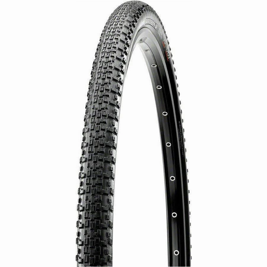 Maxxis Rambler Tire 700 x 50, Tubeless, Folding, Black, Dual, SilkShield, Gravel/Touring Hybrid Tire