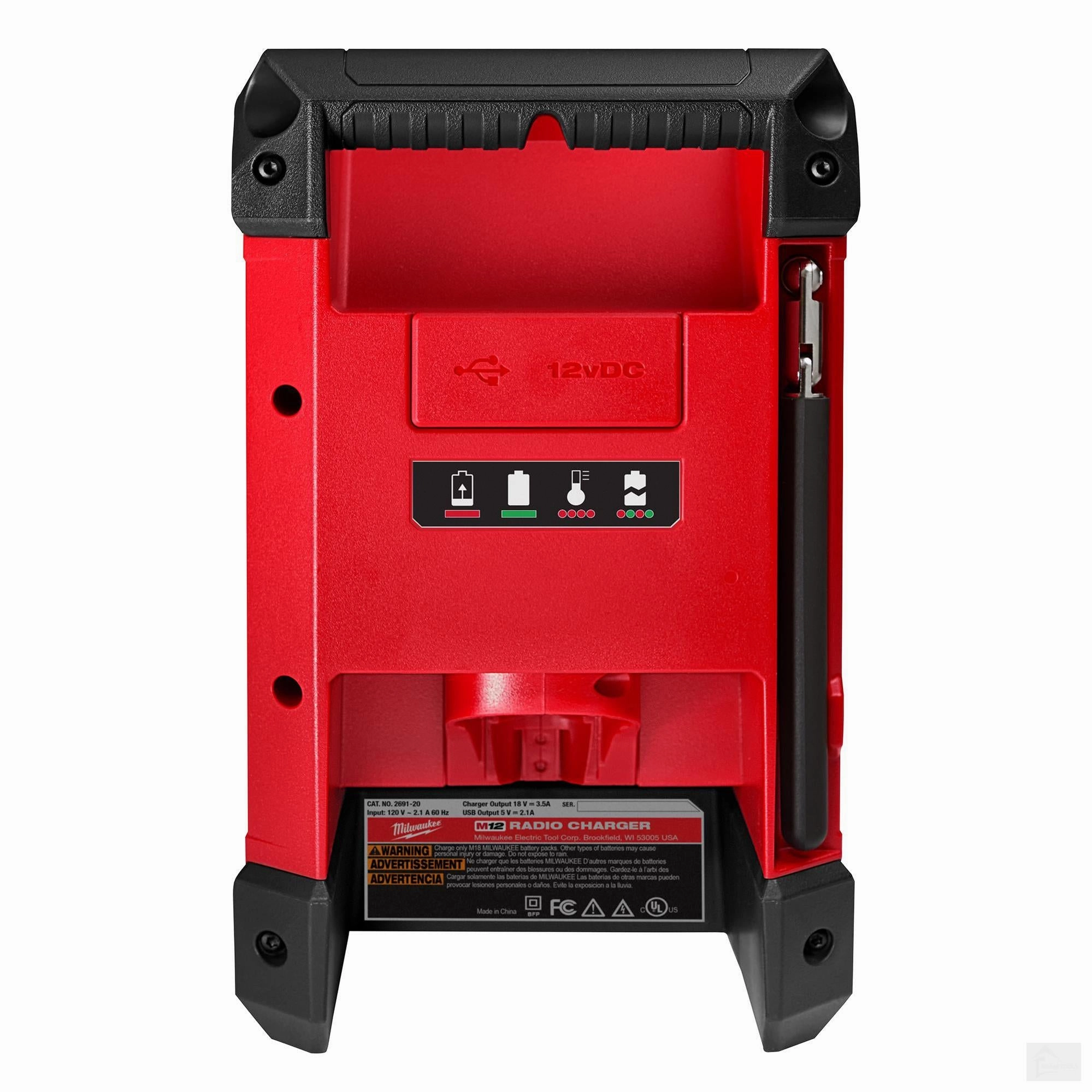 Milwaukee M12™ Radio   Charger [2951-20]