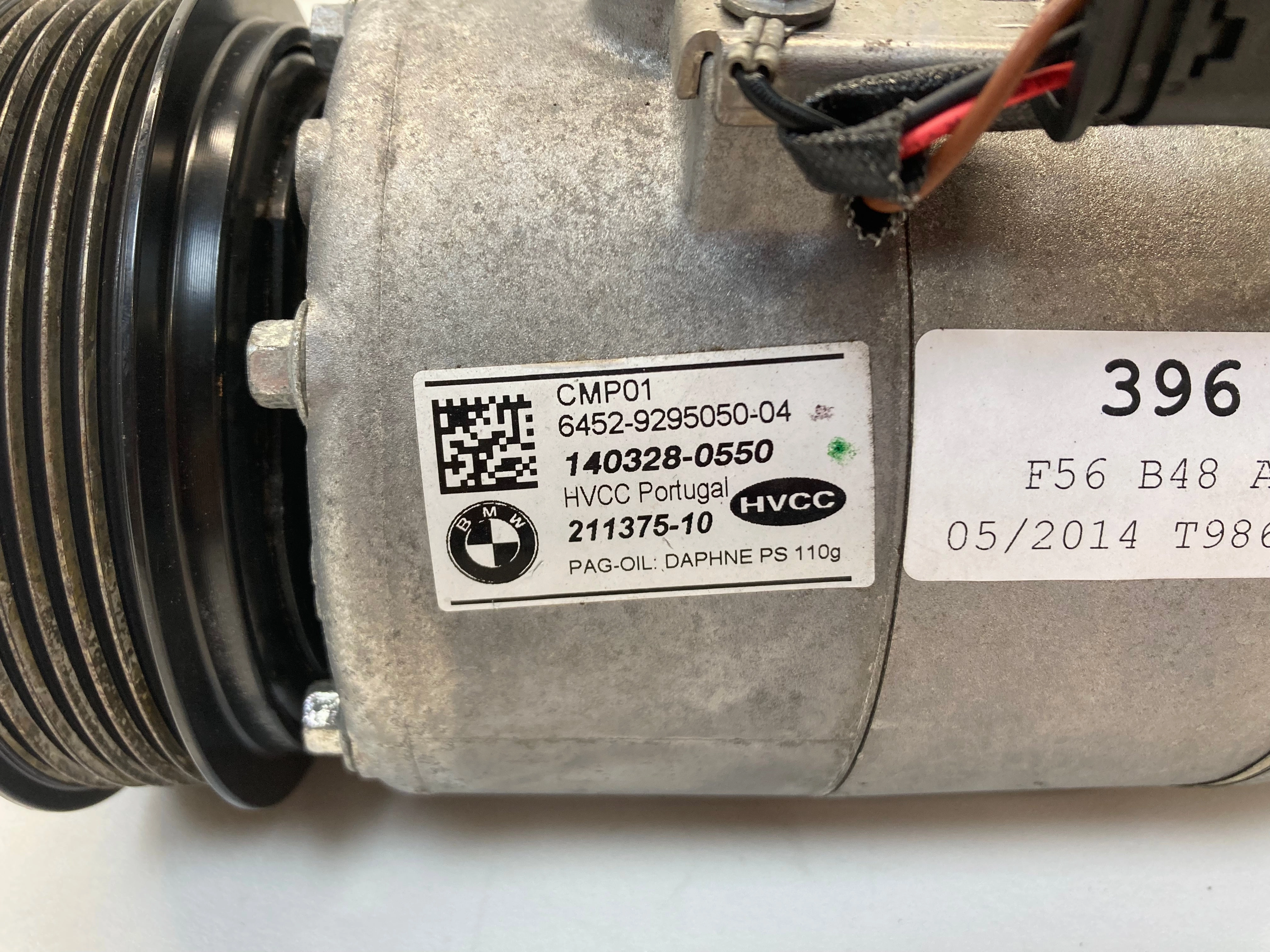 Mini Cooper AC Compressor with Magnetic Clutch 64525A5C712 14-22 F55 F56