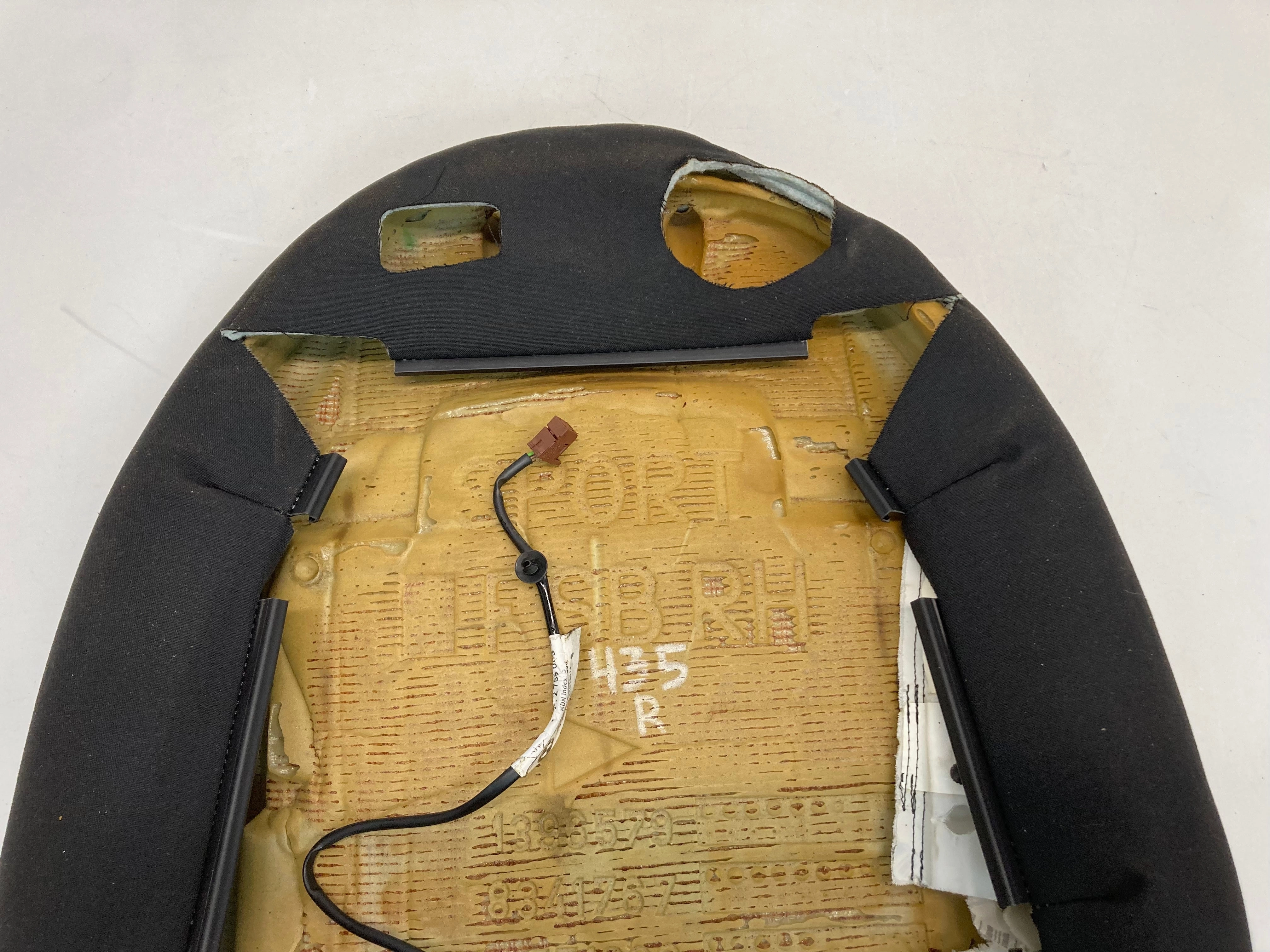 Mini Cooper Right Backrest Seat Cushion FKE6 Heated 07-10 R55 R56 R57 435
