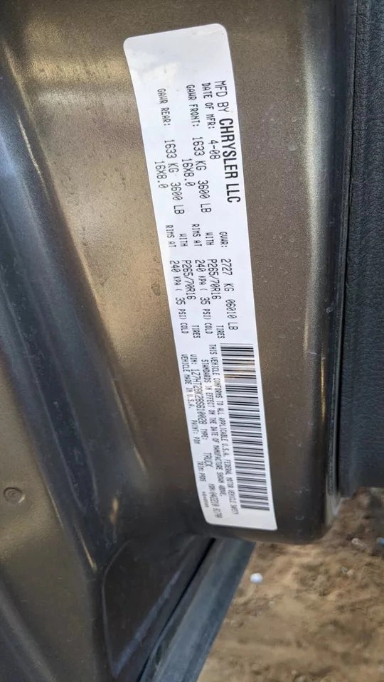 MITSUBISHI RAIDER DODGE DAKOTA 3.7L V6 ENGINE MOTOR ASSEMBLY - ONLY 114K MILES