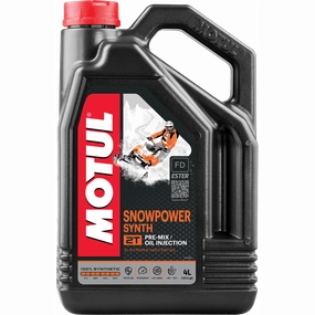 Motul Snowpower Synth 2T 2-Cycle Synthetic Motor Oil, 4-L