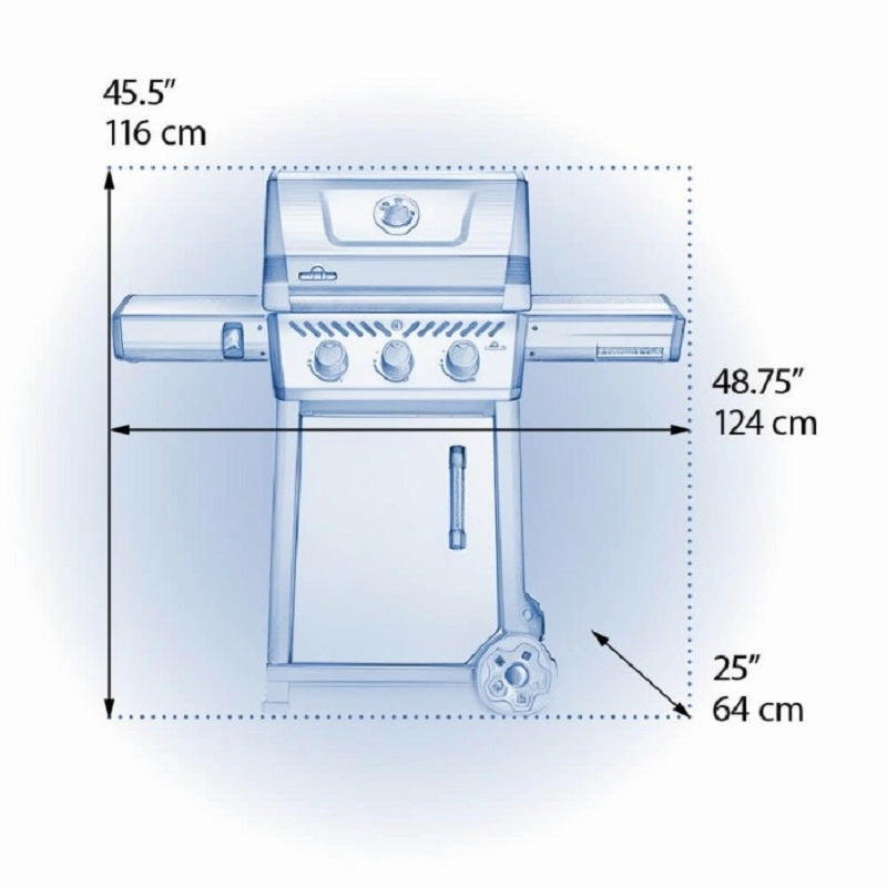 Napoleon Freestyle 365 Propane Grill - Graphite Grey