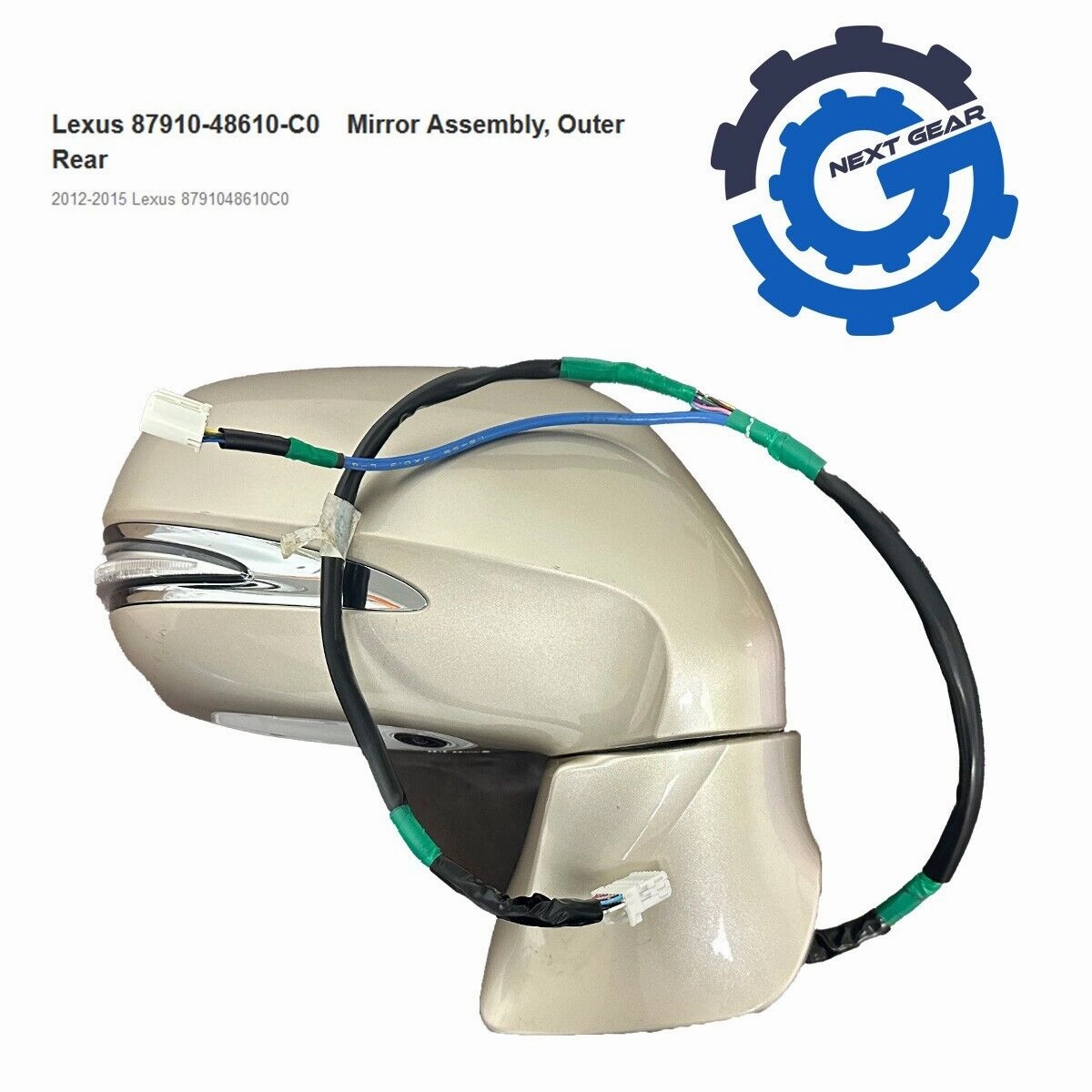 New OEM Lexus Right Side Mirror Camera 2010-15 Lexus RX350 RX450H 87910-48610-C0