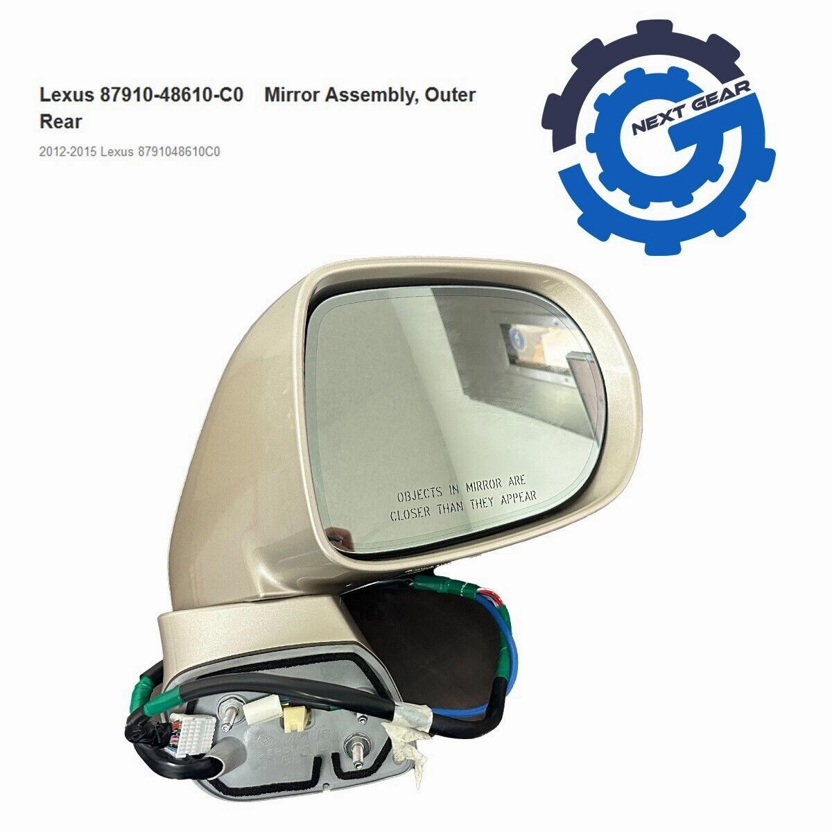 New OEM Lexus Right Side Mirror Camera 2010-15 Lexus RX350 RX450H 87910-48610-C0