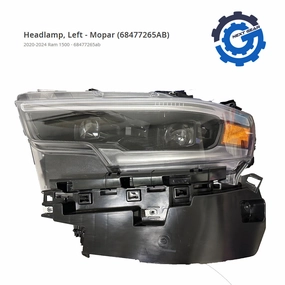 New OEM Mopar LED Projector Headlight For 2019-2023 Ram 1500 68477265AA