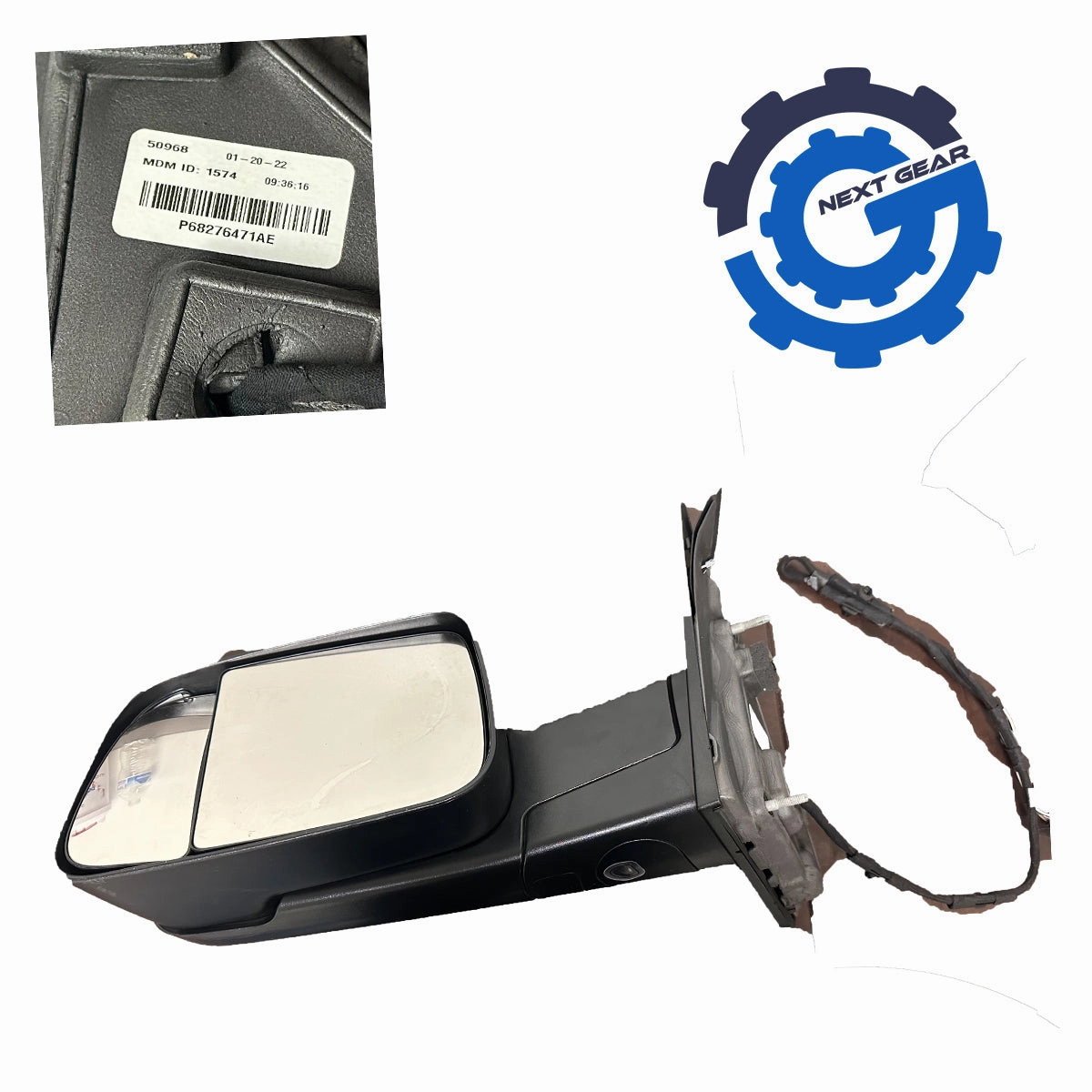 New OEM Mopar Left Side Mirror Driver Electric For 2019-2023 Ram 1500 68276471AE