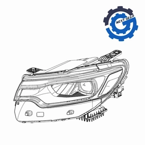 New OEM Mopar Right LED Headlight Assembly for 2022-2024 Jeep Compass 68441586AG