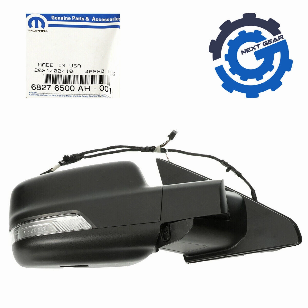 New OEM Mopar Side Mirror Rear Right Heated For 2019-2022 RAM 1500 68276500AH