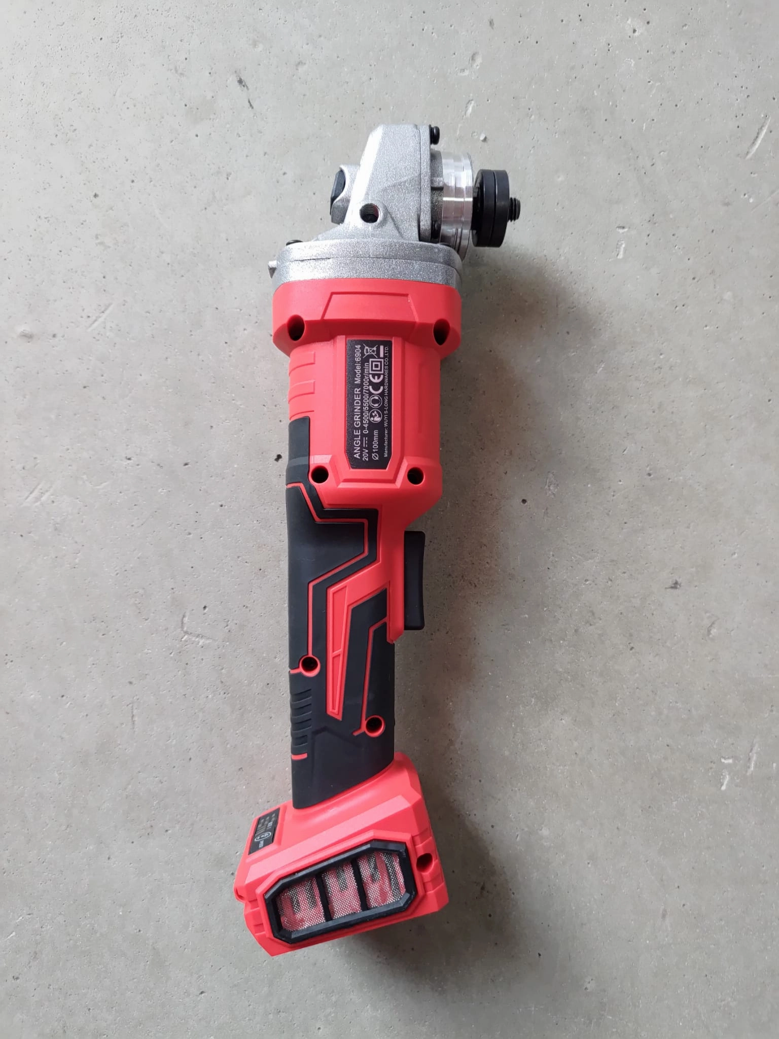 Nova Plus (NovaPlus) Brushless Angle Grinder 4" 20V Come With 2pcs 3.0ah Battery & 1pc Charger | Model: NP6904