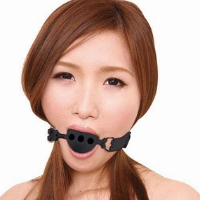 NPG - Captive Premium Kuchimari Ball Gag Large (Black)