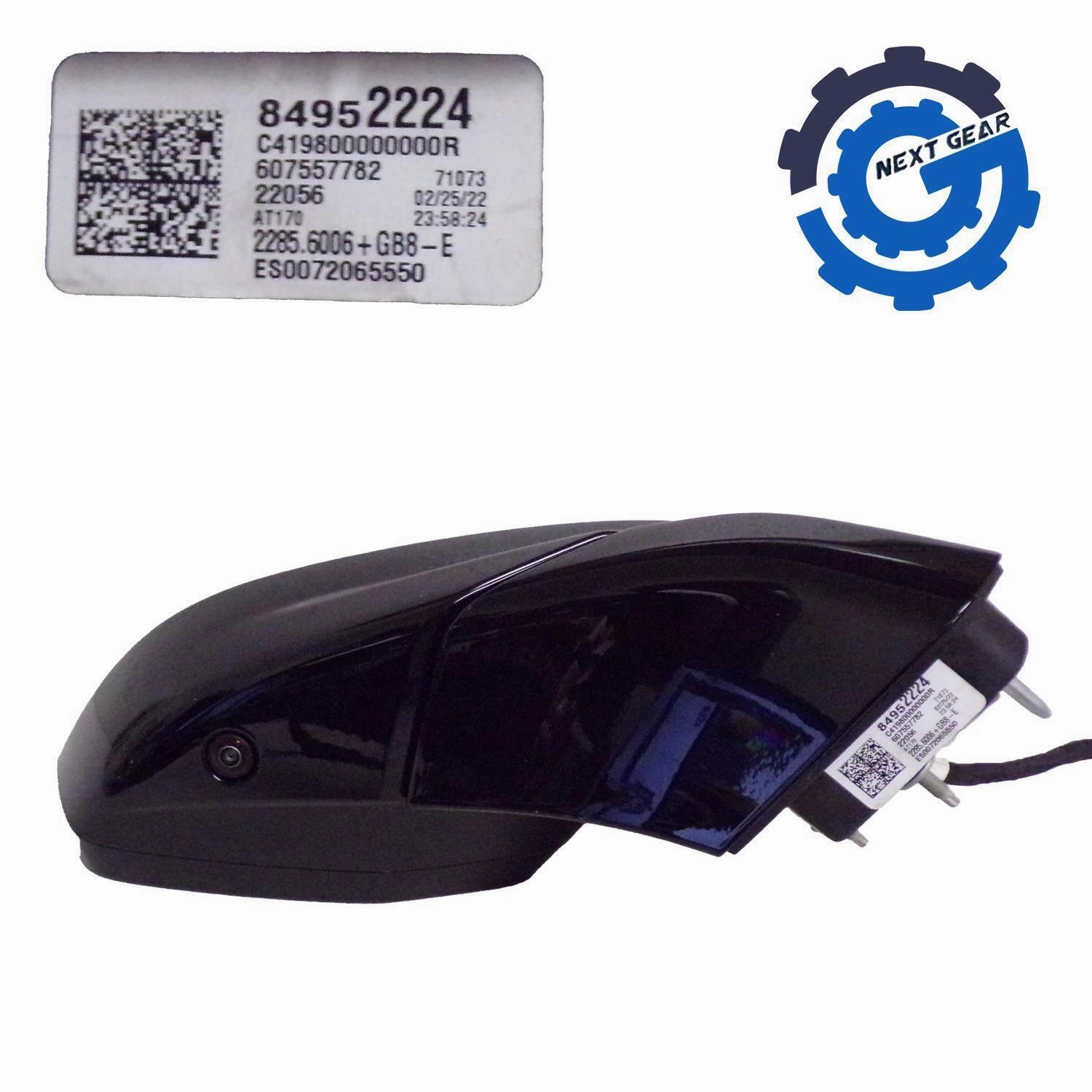 OEM GM Left Black Side Mirror w/ Camera 14 pin 2019-2023 Cadillac XT4 84952224
