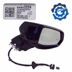 OEM GM Left Black Side Mirror w/ Camera 14 pin 2019-2023 Cadillac XT4 84952224