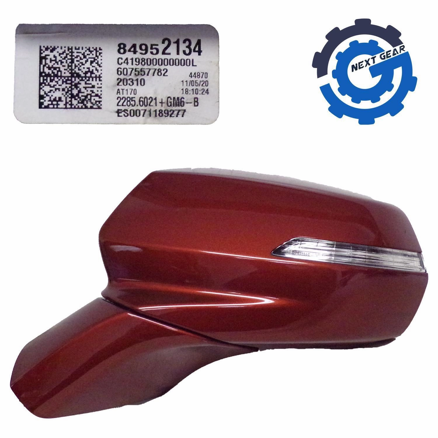 OEM GM Left Side Mirror Red Horizon w/ Blind Spot 2019-23 Cadillac XT4 84952134
