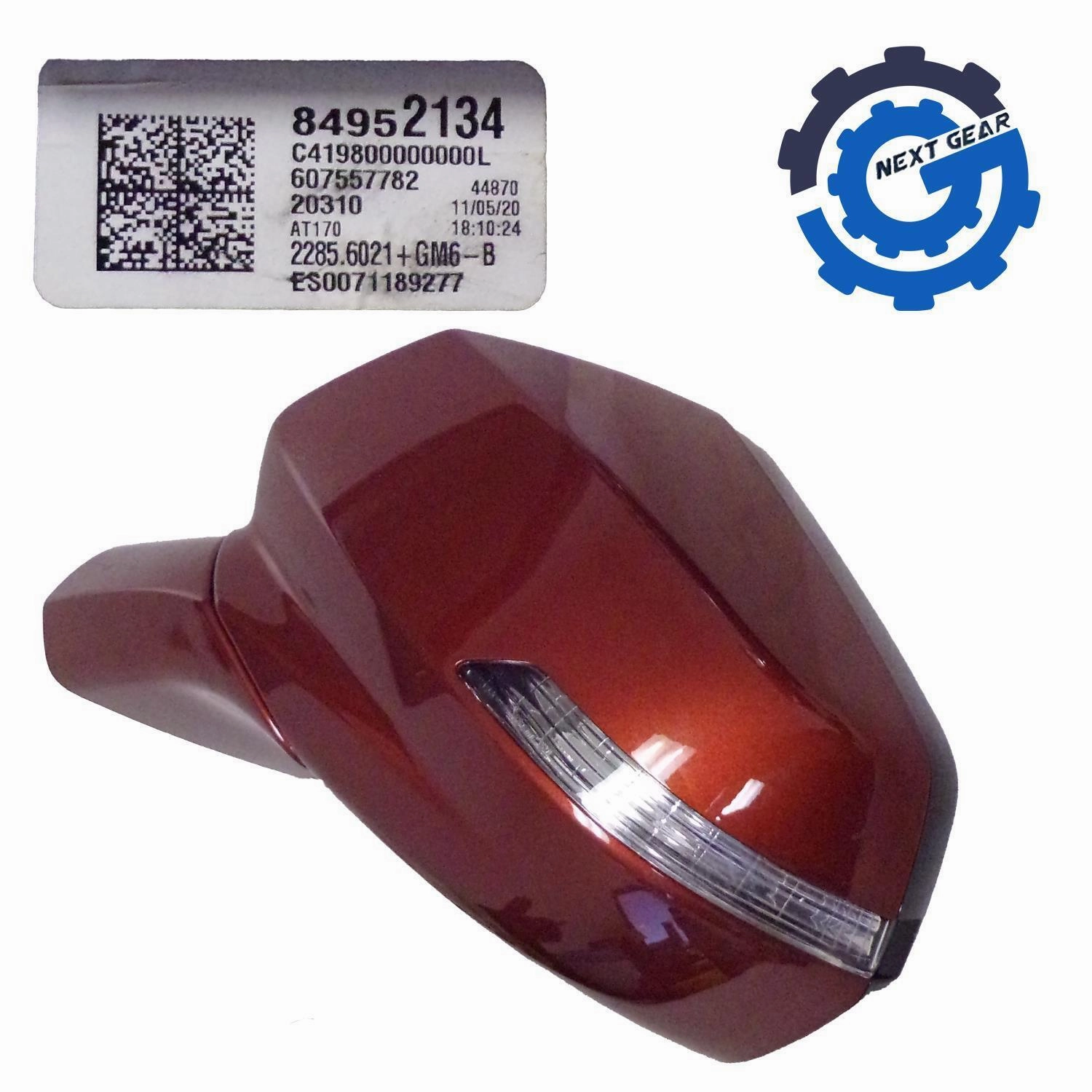 OEM GM Left Side Mirror Red Horizon w/ Blind Spot 2019-23 Cadillac XT4 84952134