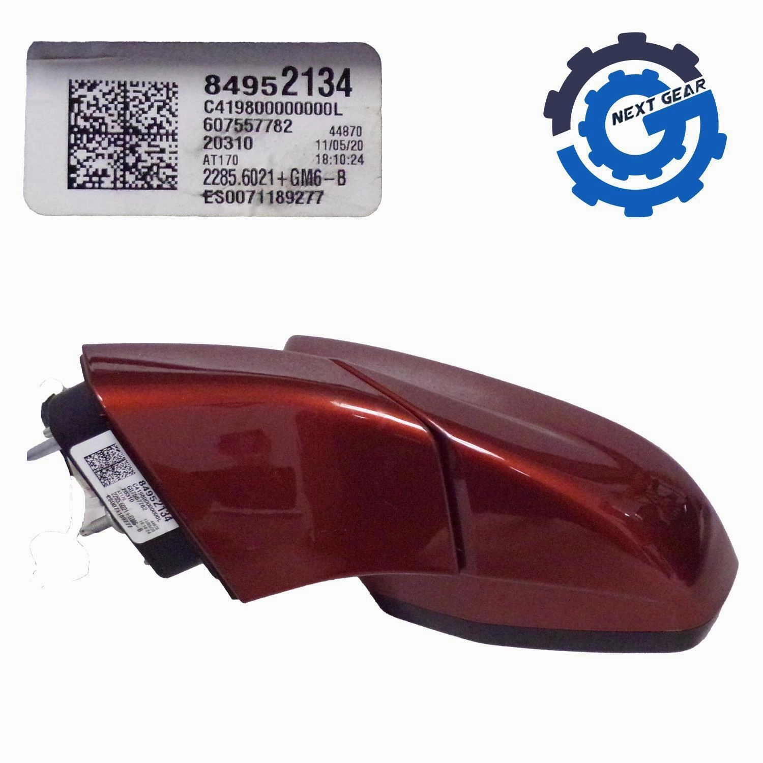 OEM GM Left Side Mirror Red Horizon w/ Blind Spot 2019-23 Cadillac XT4 84952134